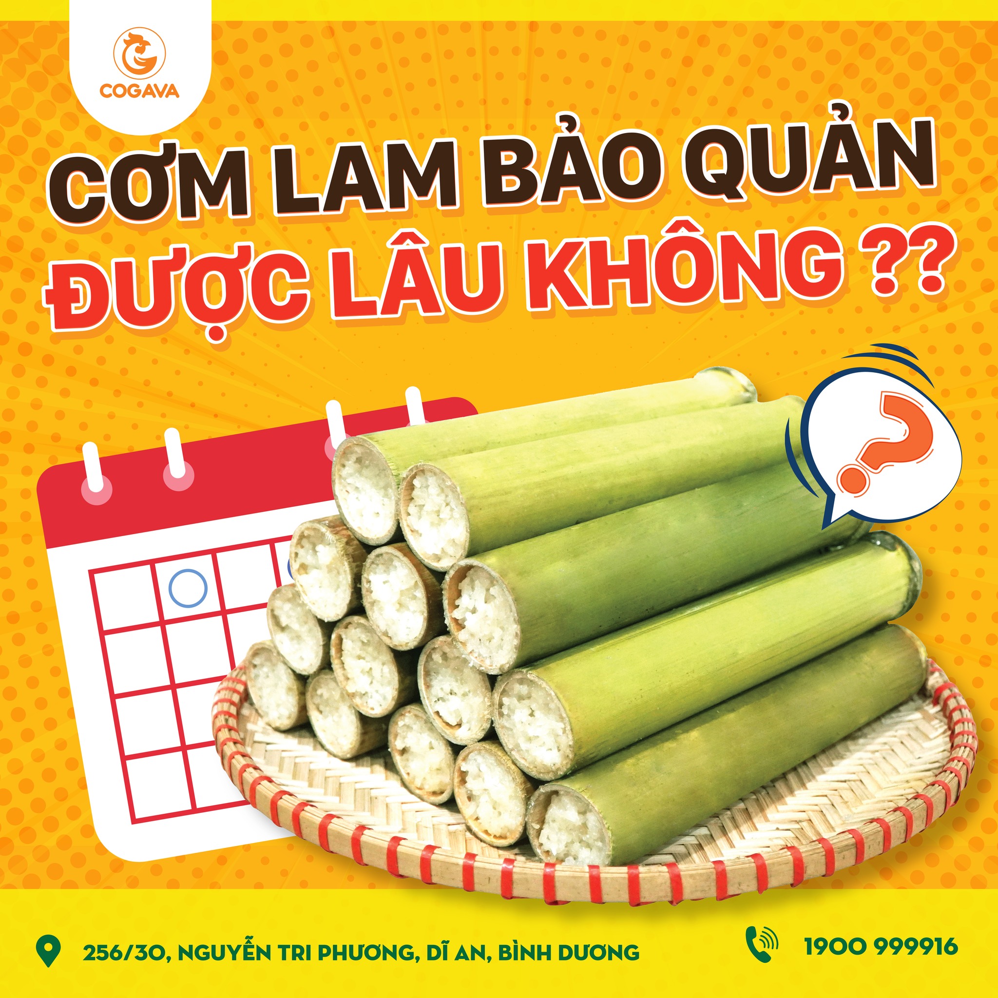Cơm lam bảo quản như thế nào?