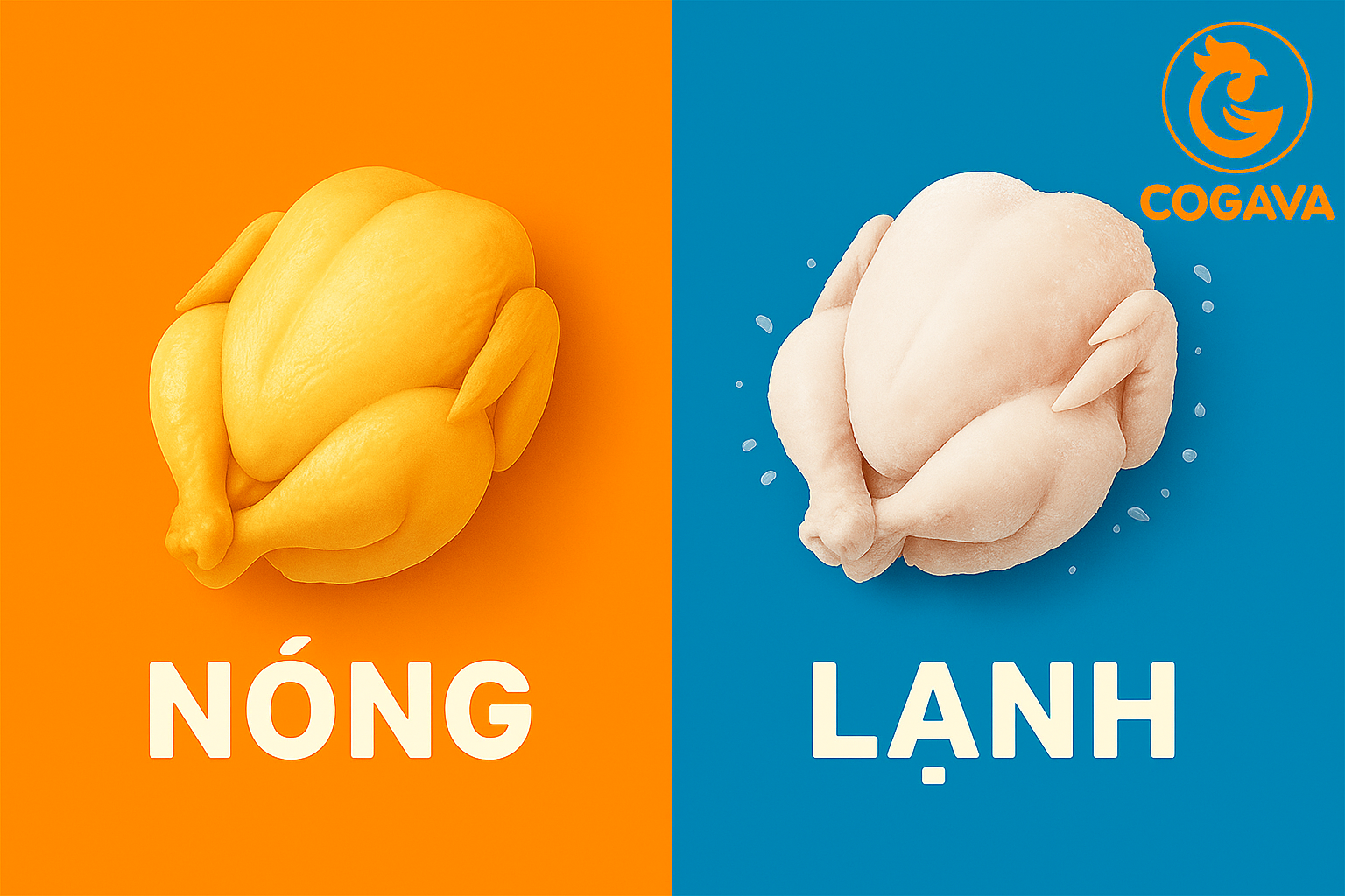 Cách phân biệt gà nóng và gà đông lạnh mới nhất