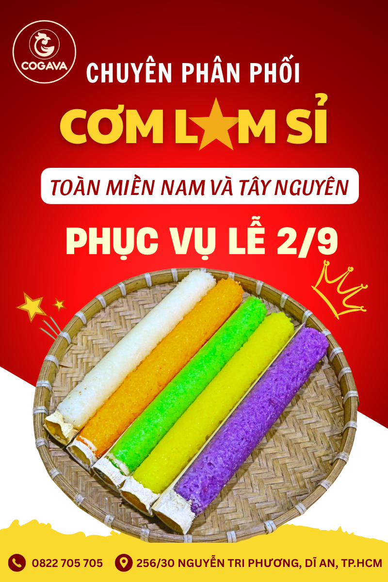 Cơm lam sỉ phục vụ lễ 2/9