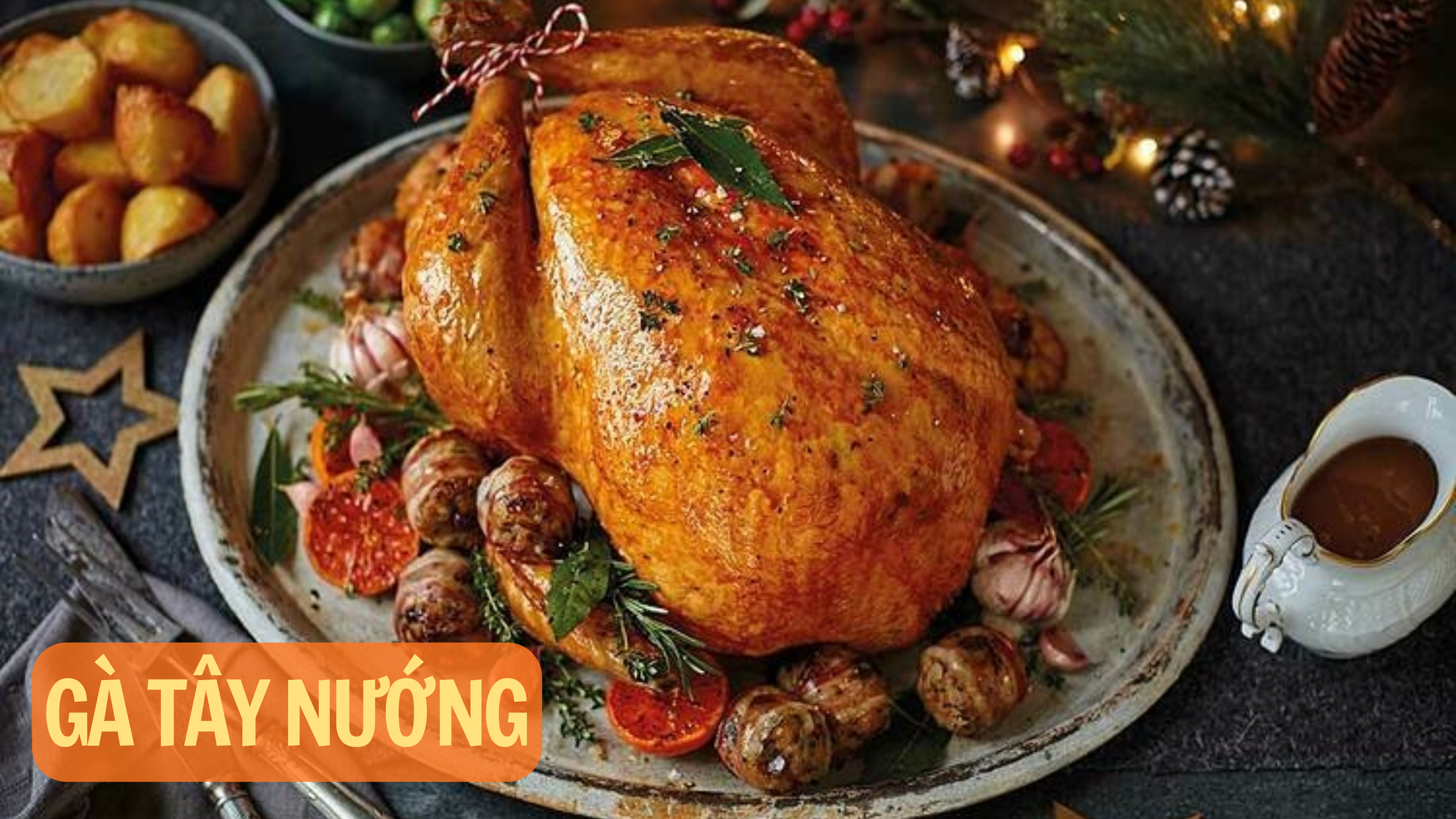 Gà Tây - món ăn truyền thống dịp Noel về