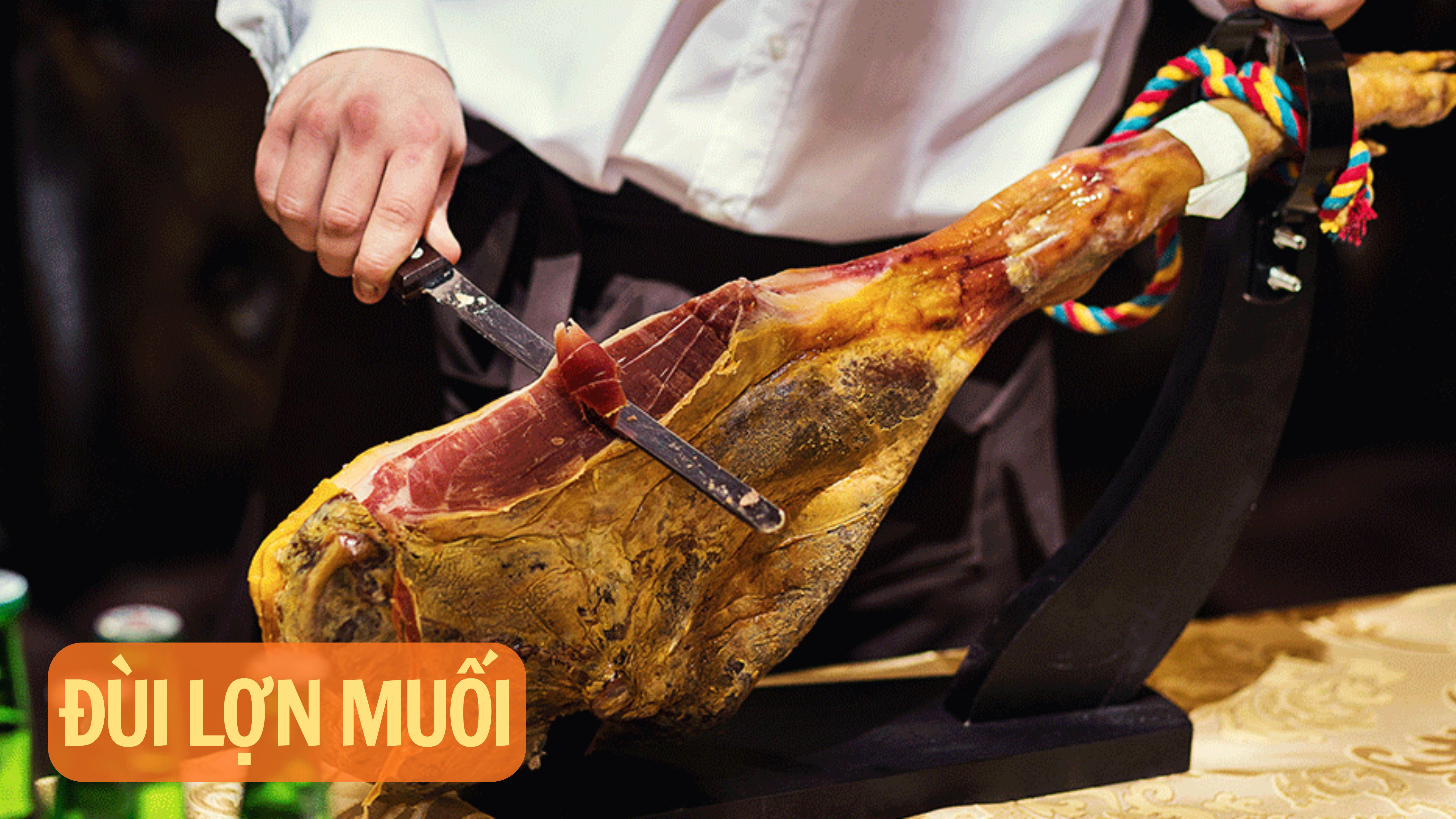 Đùi lợn muối - món ăn sang trọng nhưng vô cùng ấm áp