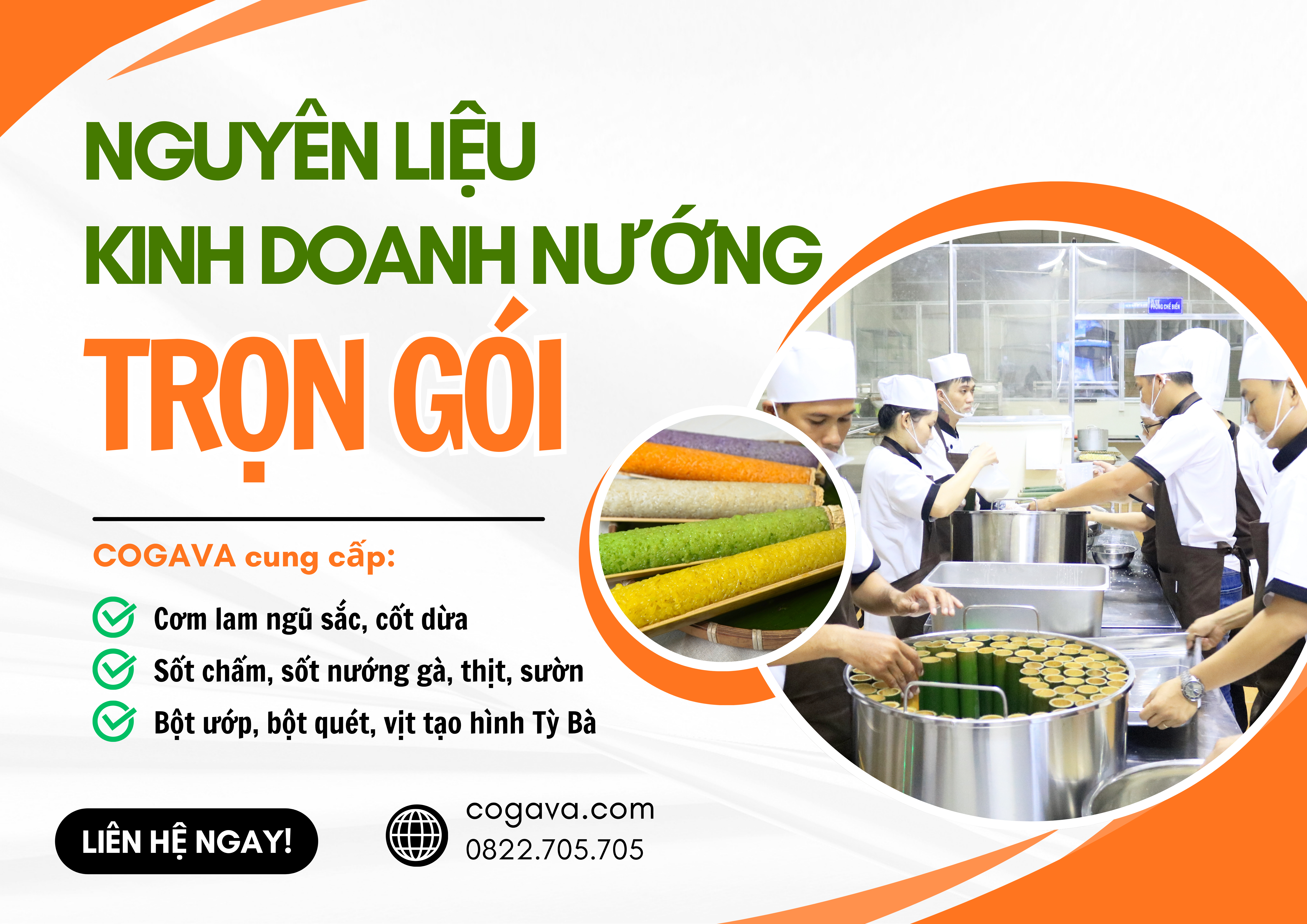 Nguyên liệu kinh doanh gà nướng trọn gói COGAVA