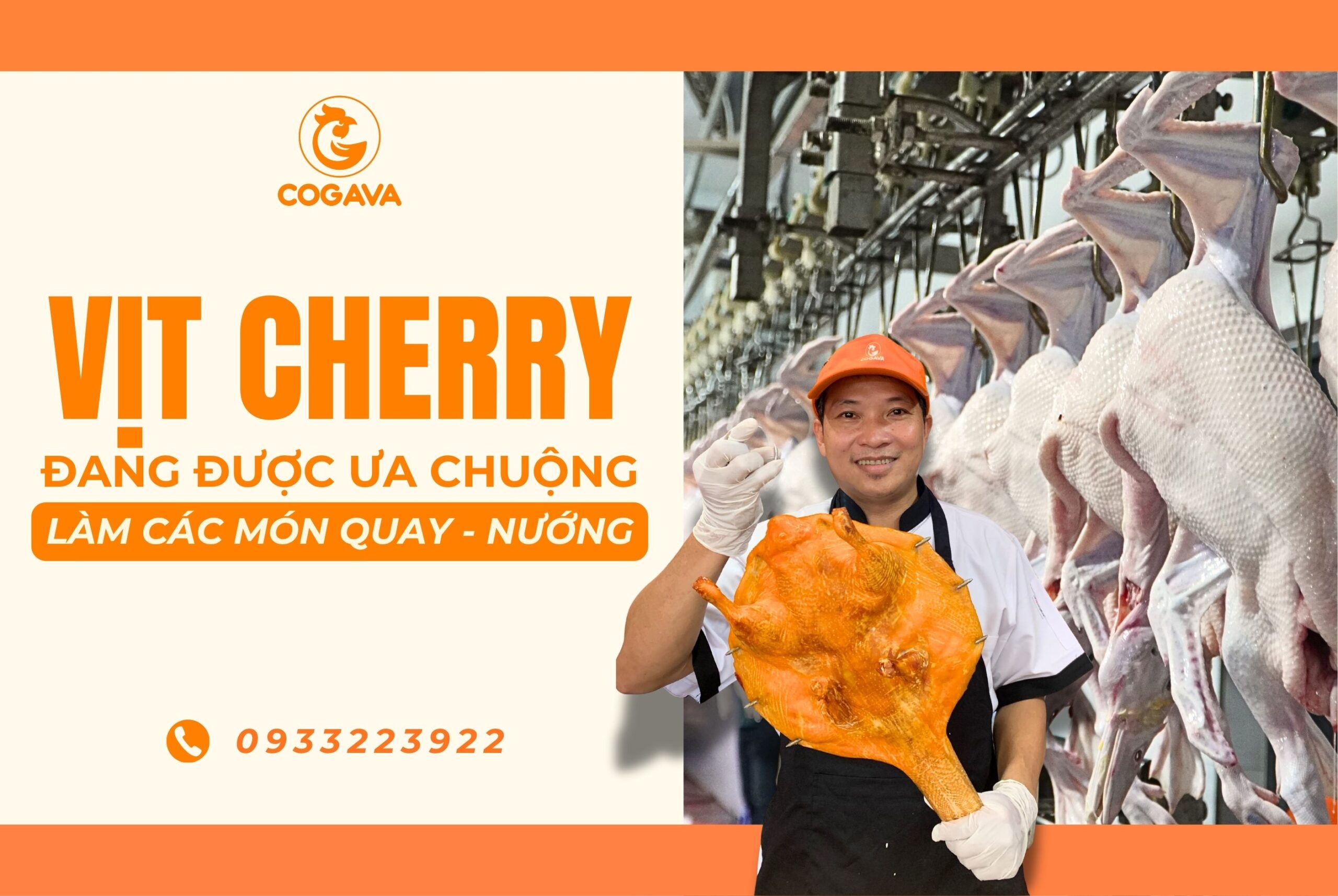 Vịt cherry rất ngon