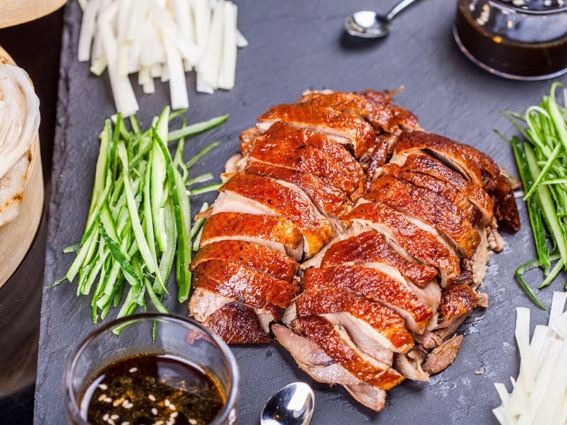 Vịt nướng than hoa