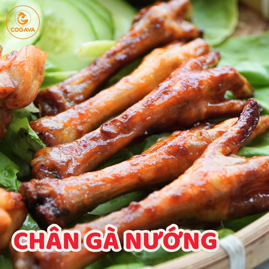 Chân cánh gà nướng sốt mắm nhĩ