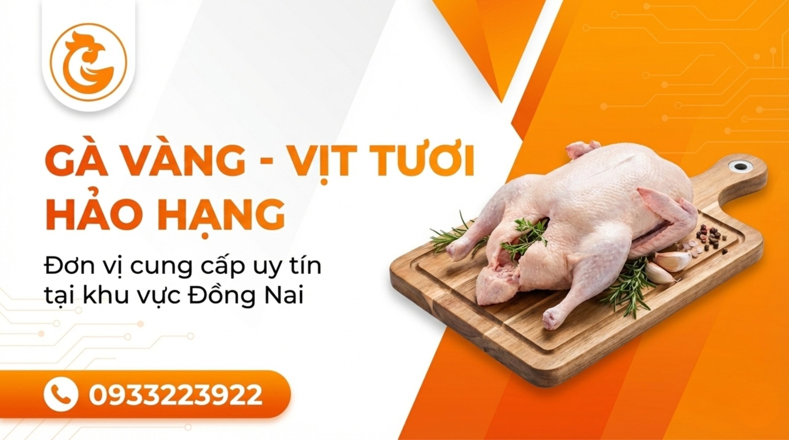 Gà Vàng là đơn vị cung cấp gà tươi uy tín tại Đồng Nai