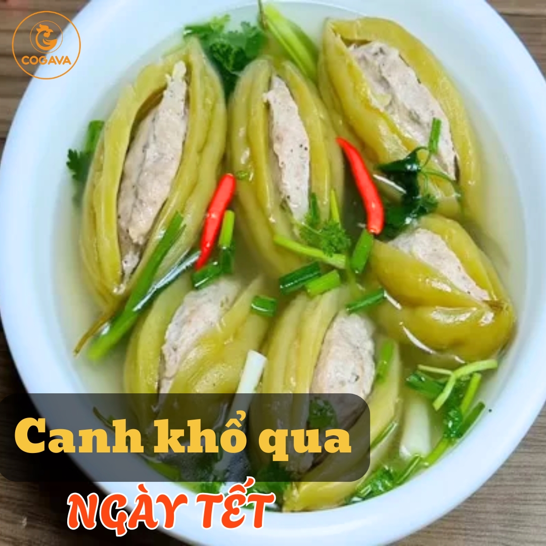 Canh khổ qua, ăn để "qua" cái "khổ"