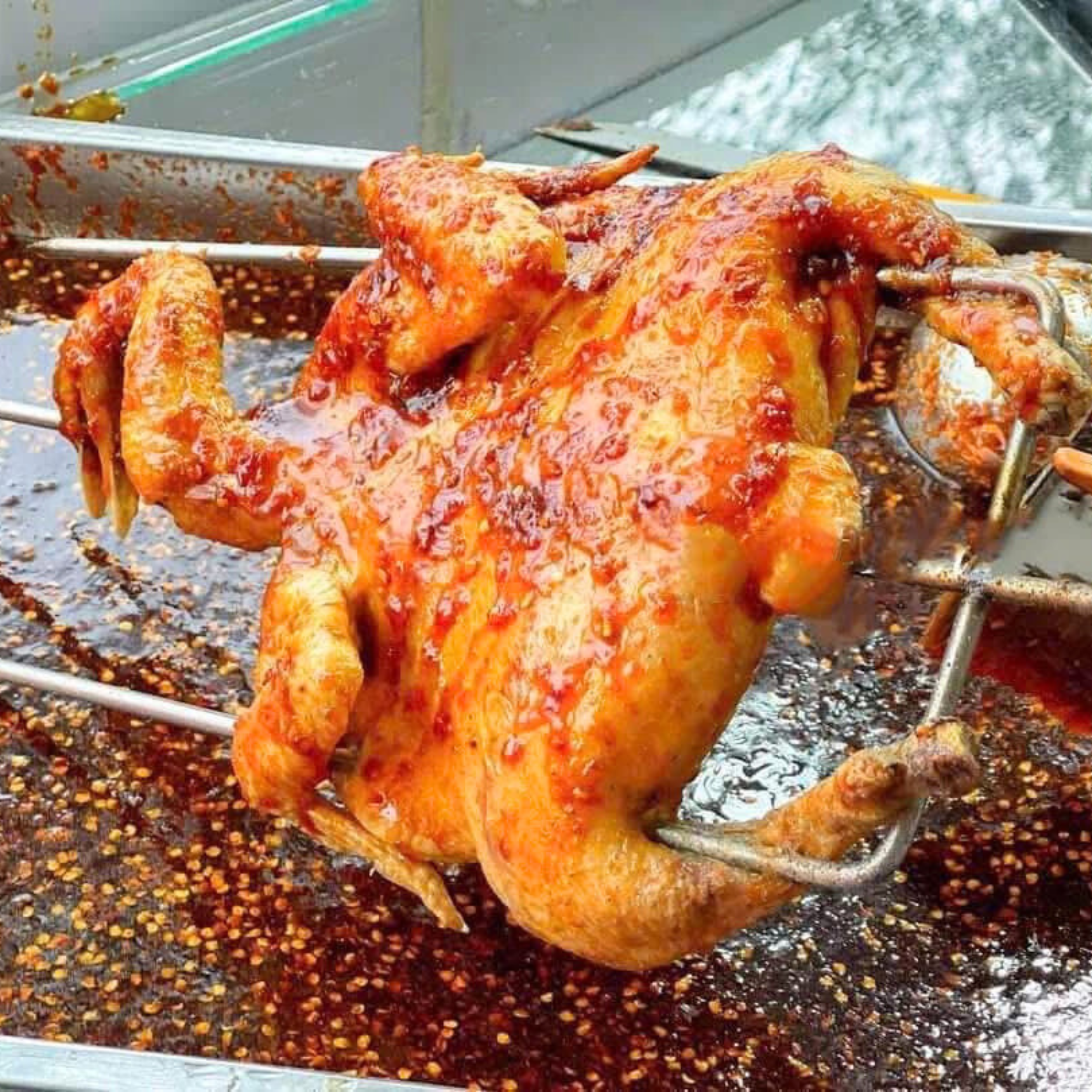 Gà nướng với sốt ướp thịt COGAVA