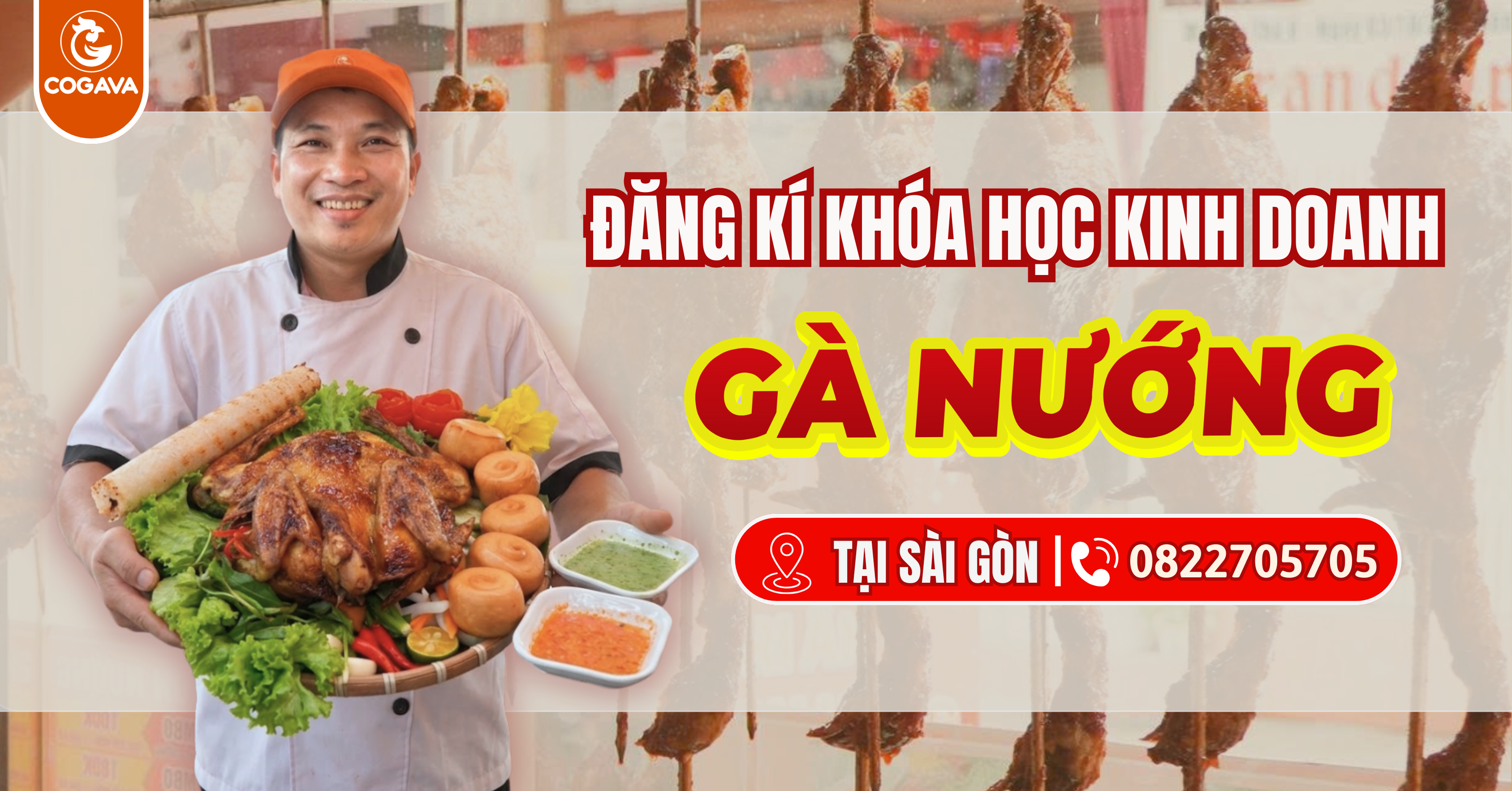 Khóa học gà nướng tại TP.HCM