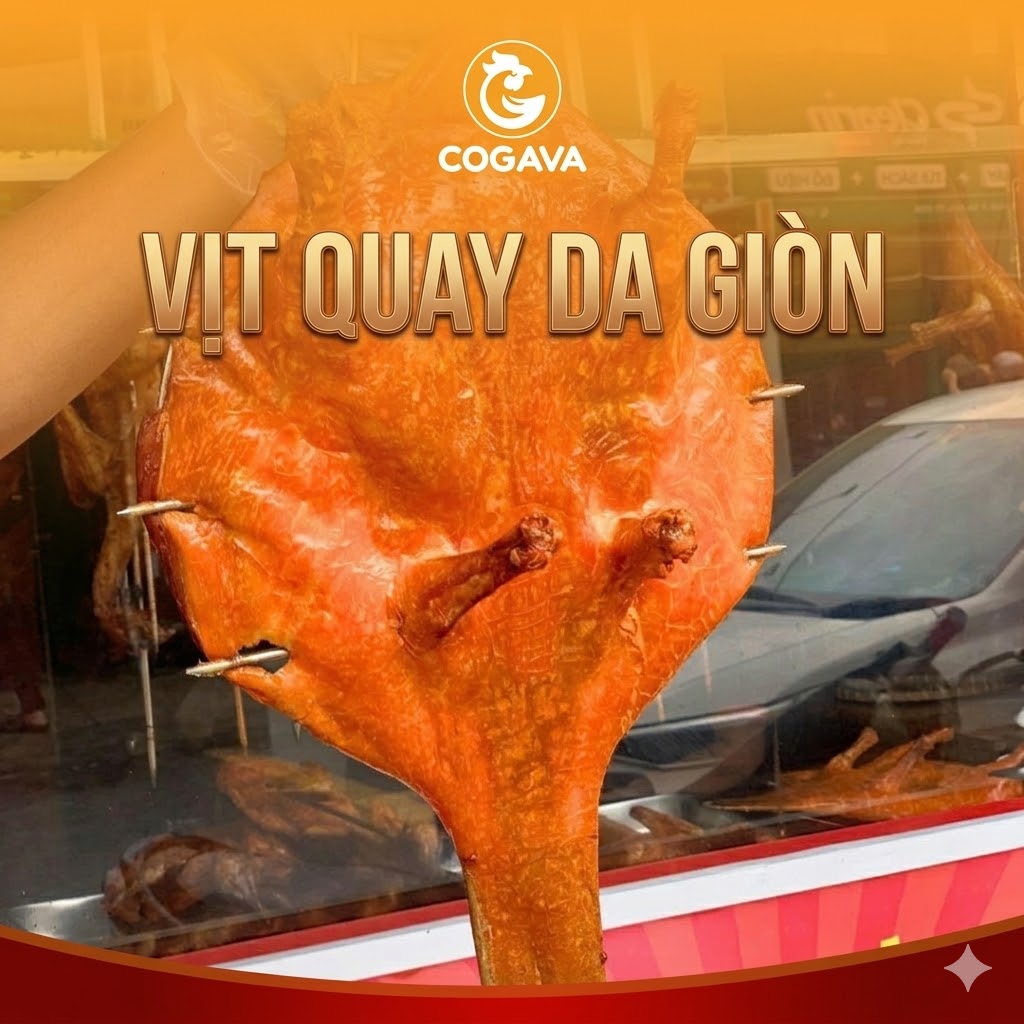 Vịt quay da giòn - món mới trên thị trường