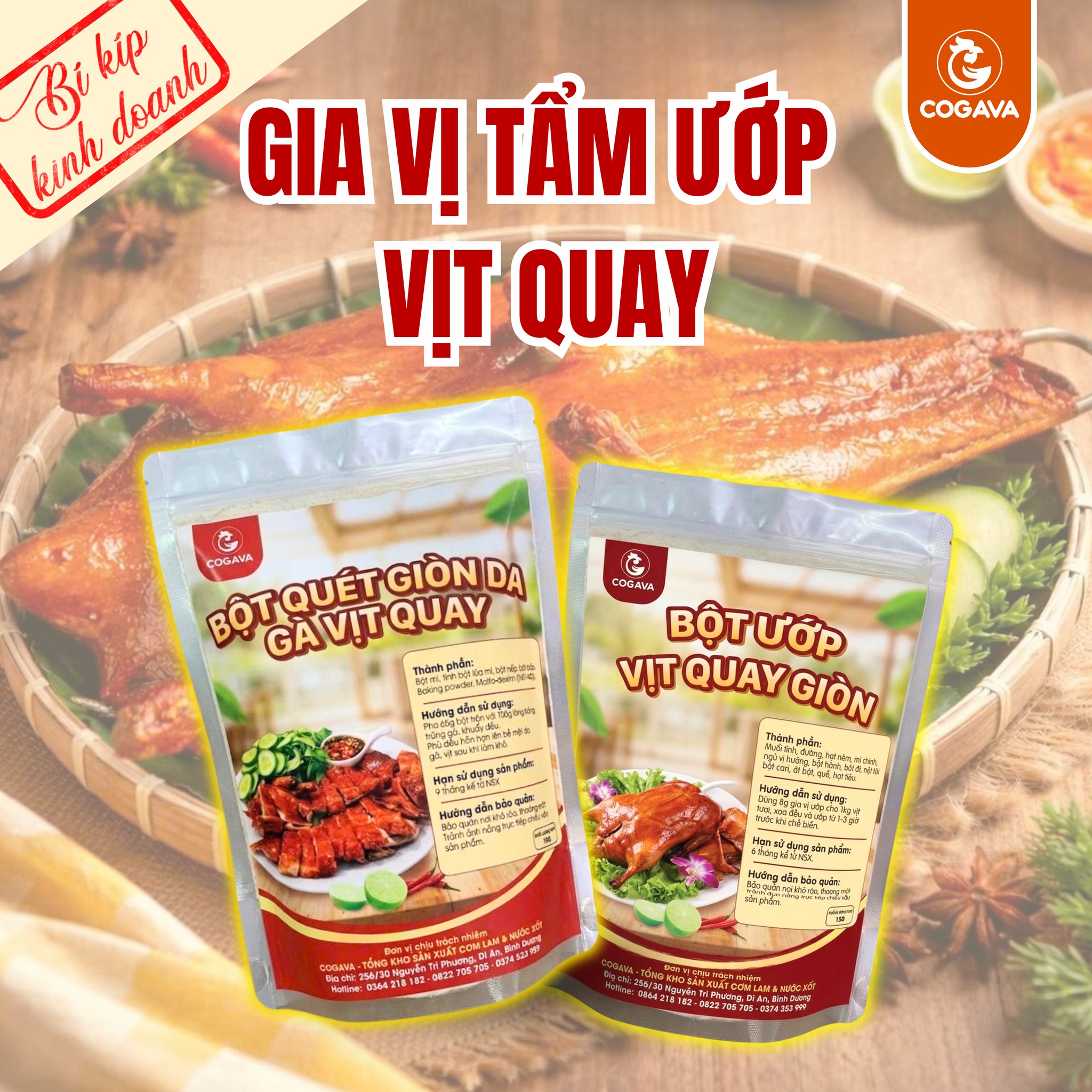 Gia vị tẩm ướp vịt quay vịt quay Tỳ Bà mua ở đâu?