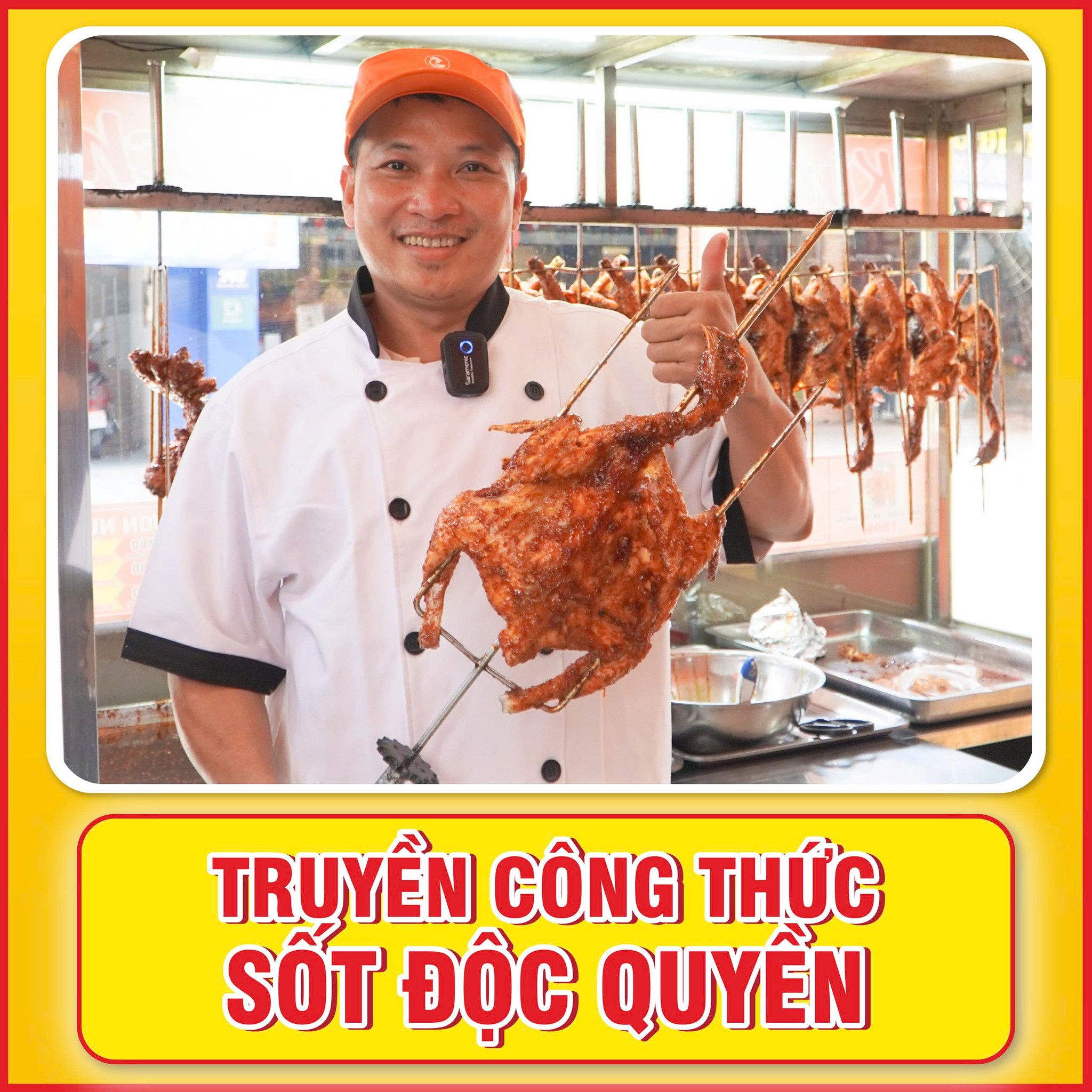 Được truyền công thức sốt nướng, sốt chấm độc quyền