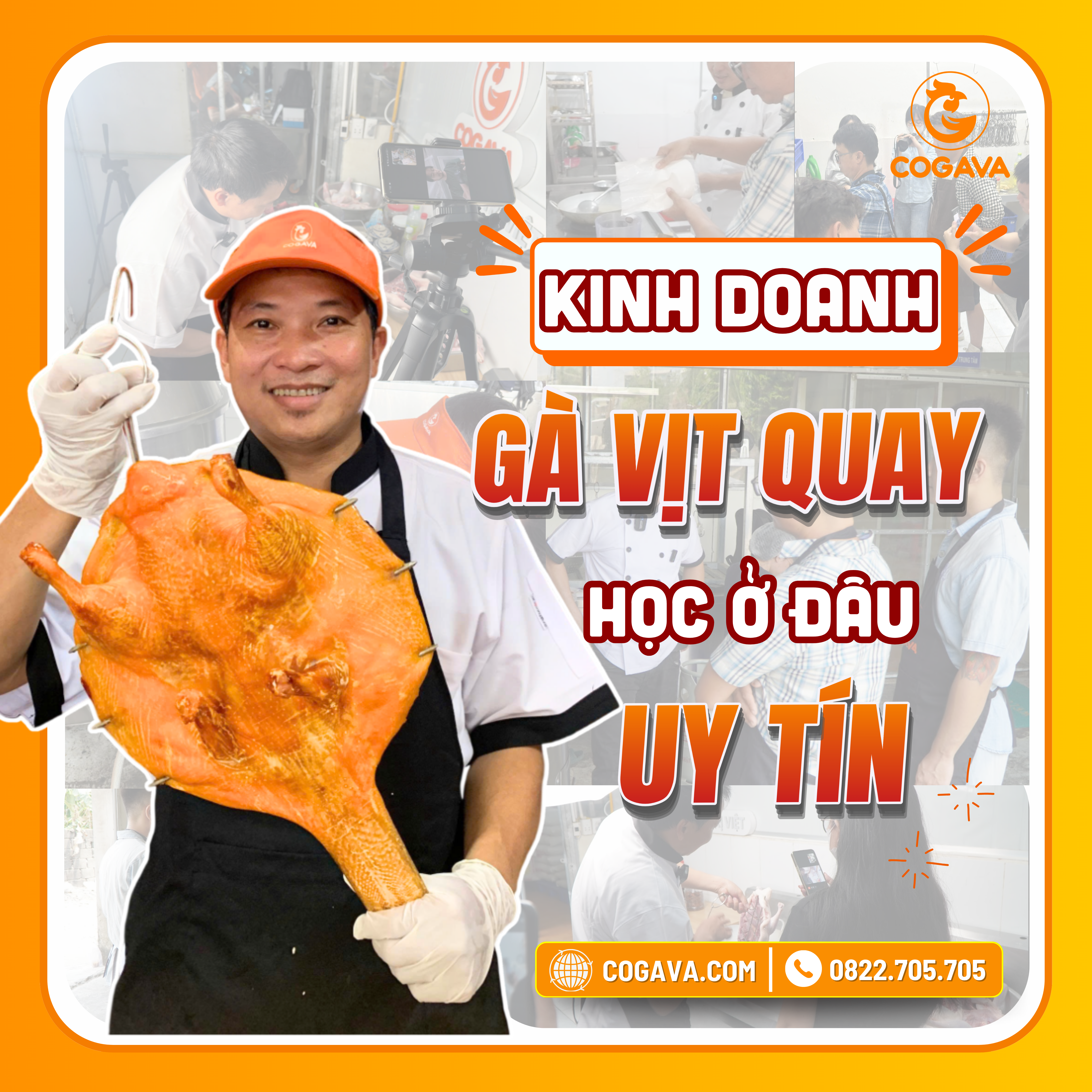 Khóa học kinh doanh gà vịt quay COGAVA