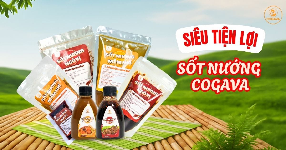 Sốt nướng COGAVA siêu tiện lợi