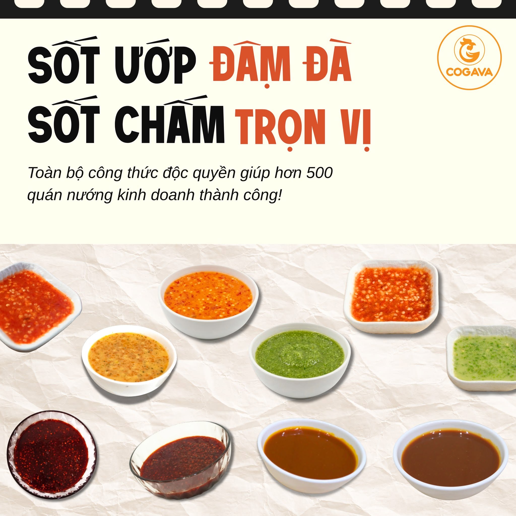Muốn kinh doanh thành công phải có sốt nướng ngon