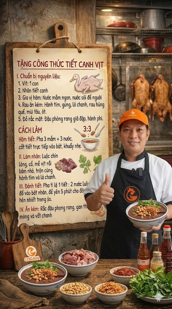 Tiết canh vịt - Món ăn siêu bắt miệng 