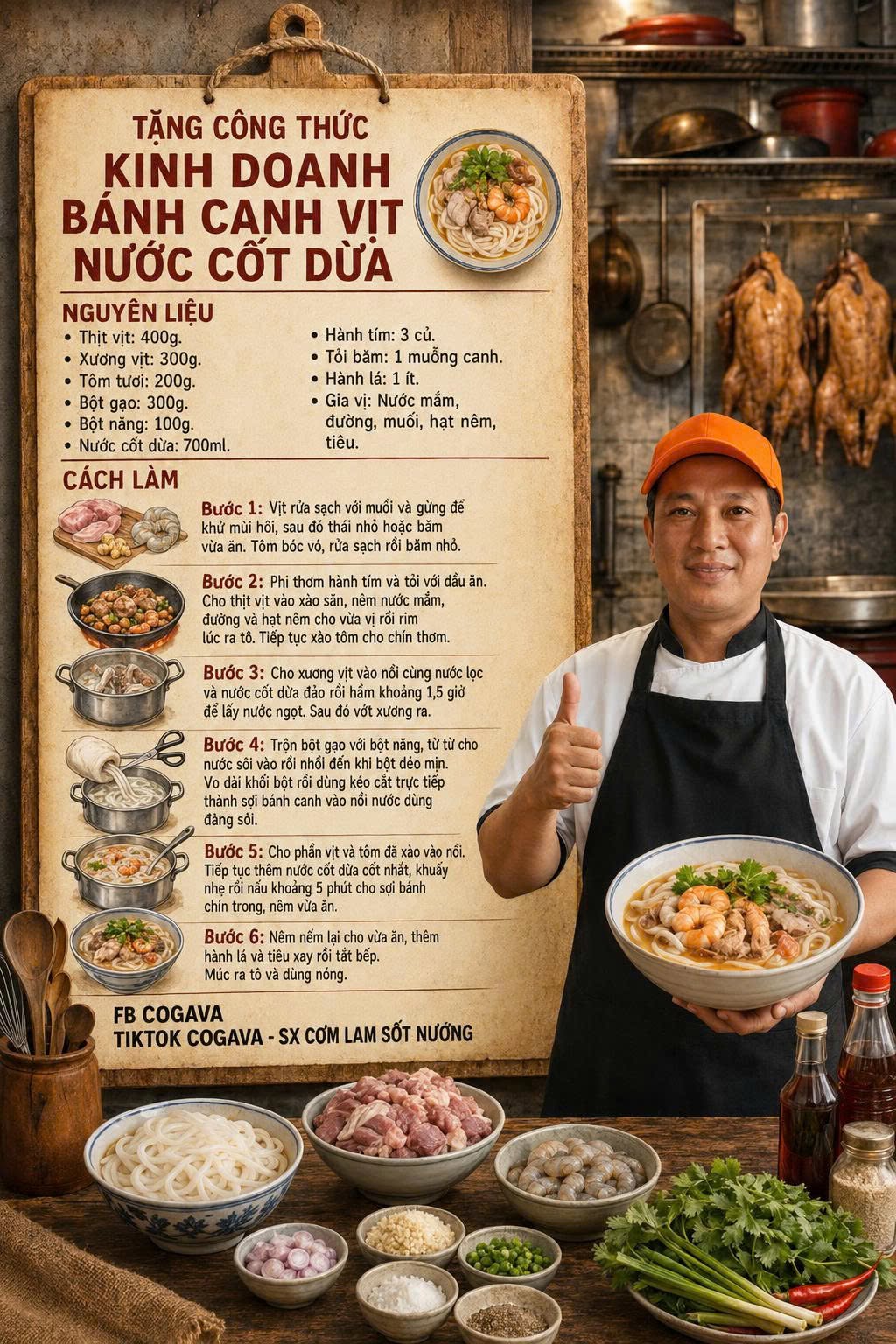 Bánh canh vịt nước cốt dừa nên thử